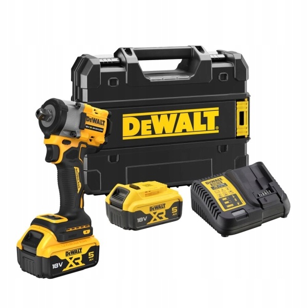 Rázový Uťahovák 1/2, 18V, 610 Nm, Sada 2X5AH, Nabíjačka