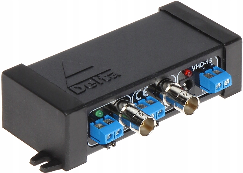 Video zesilovač VHD-15 Ahd/tvi/cvi pro Hd signál, dosah 150-500 m