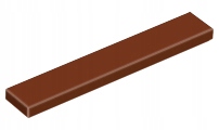 

Lego 6636 Tile Płytka 1x6 brązowa Nowa (1g)