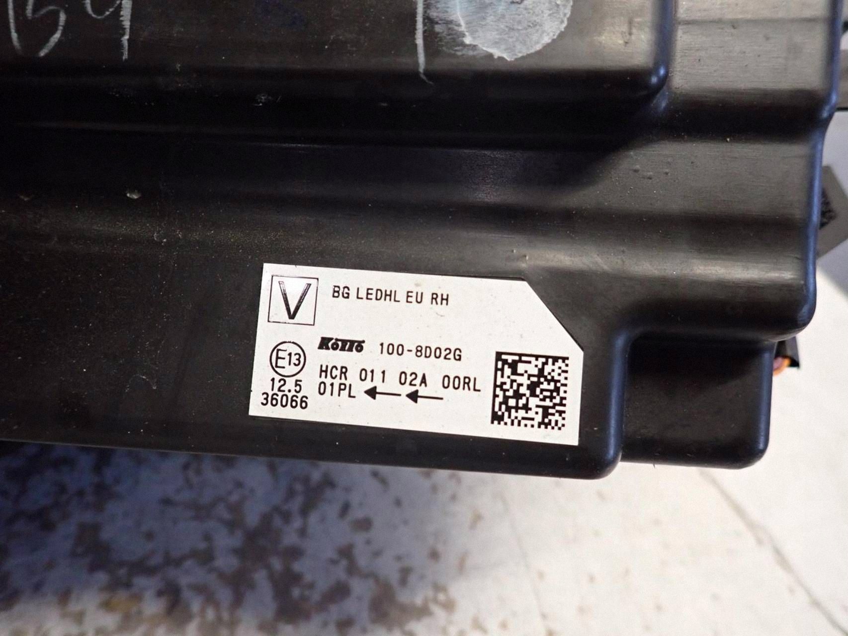 light front right NISSAN QASHQAI III J12 FULL LED 21- 100-8D02G