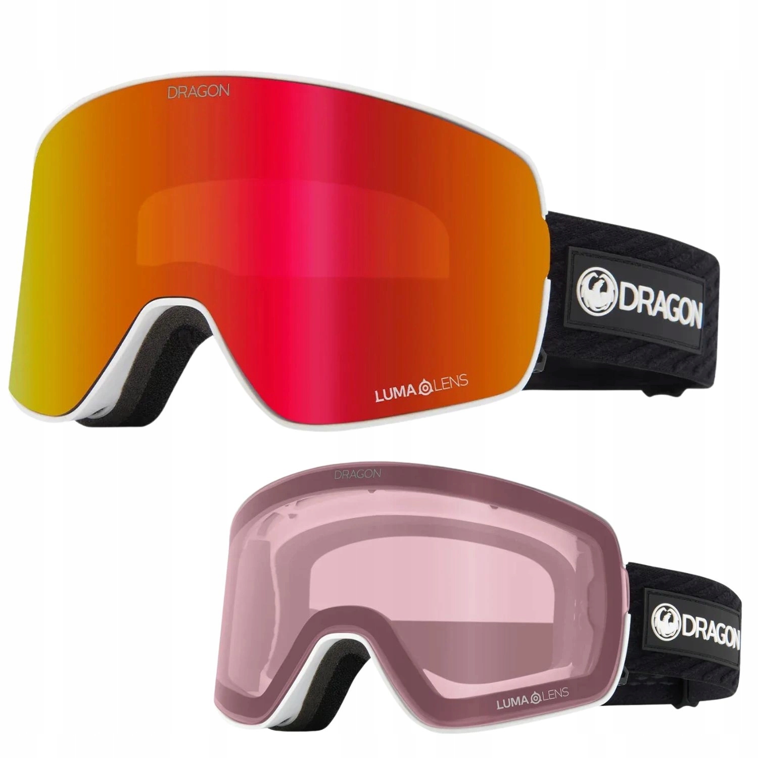 Lyžařské brýle Dragon NFX2 Lumalens snowboardové, dvoje skla S2 a S1