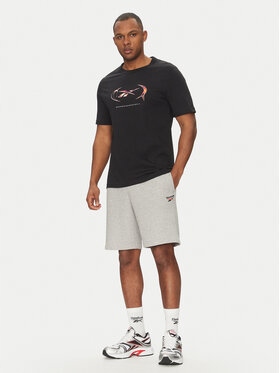 reebok Męskie T-Shirt REEBOK-100218818 139-18-00 Black Czarny