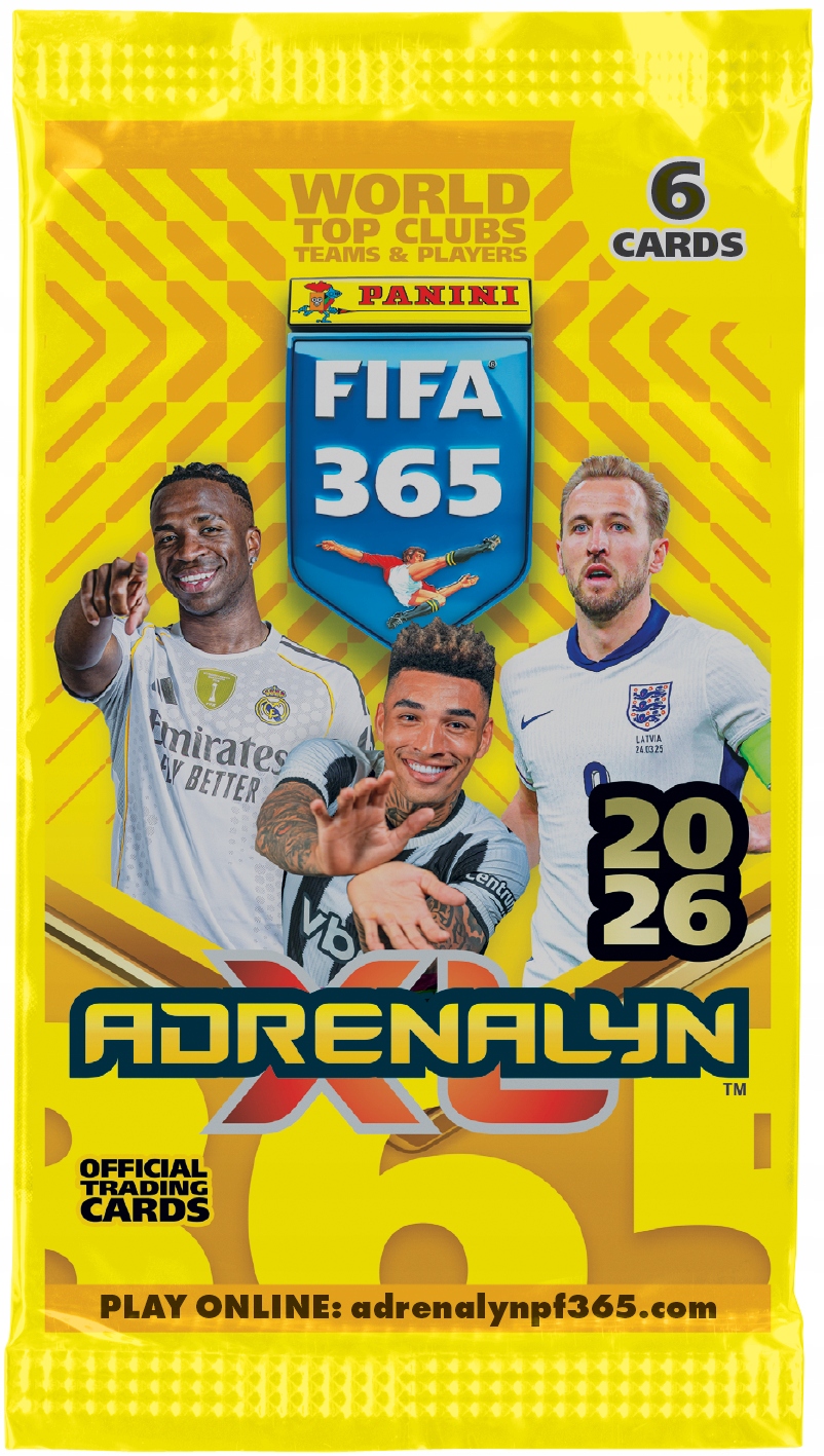 Saszetka Fifa 365 2026 Adrenalyn XL Karty Piłkarskie Do Albumu Panini
