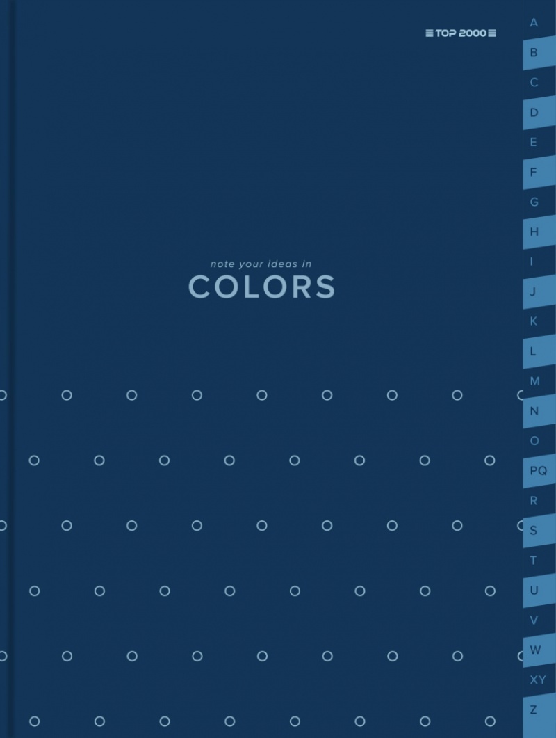 SKOROWIDZ A4/96 k w kratkę , sztywna okładka COLORS TOP 2000