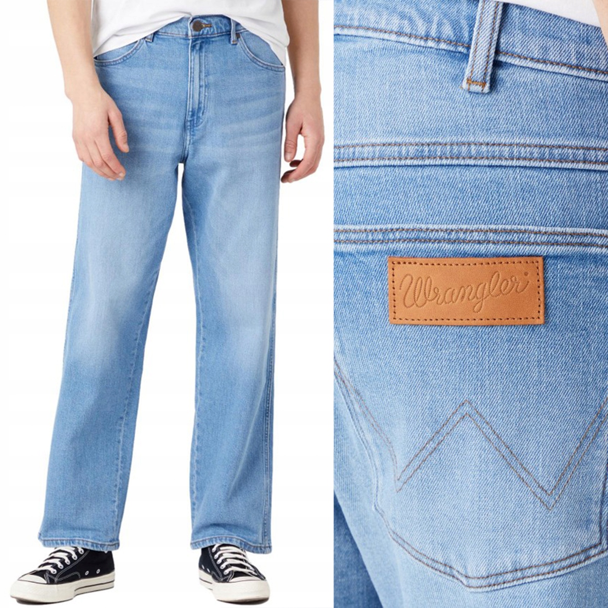 Wrangler Redding This Time velmi volné jednoduché džínové kalhoty W33 L32