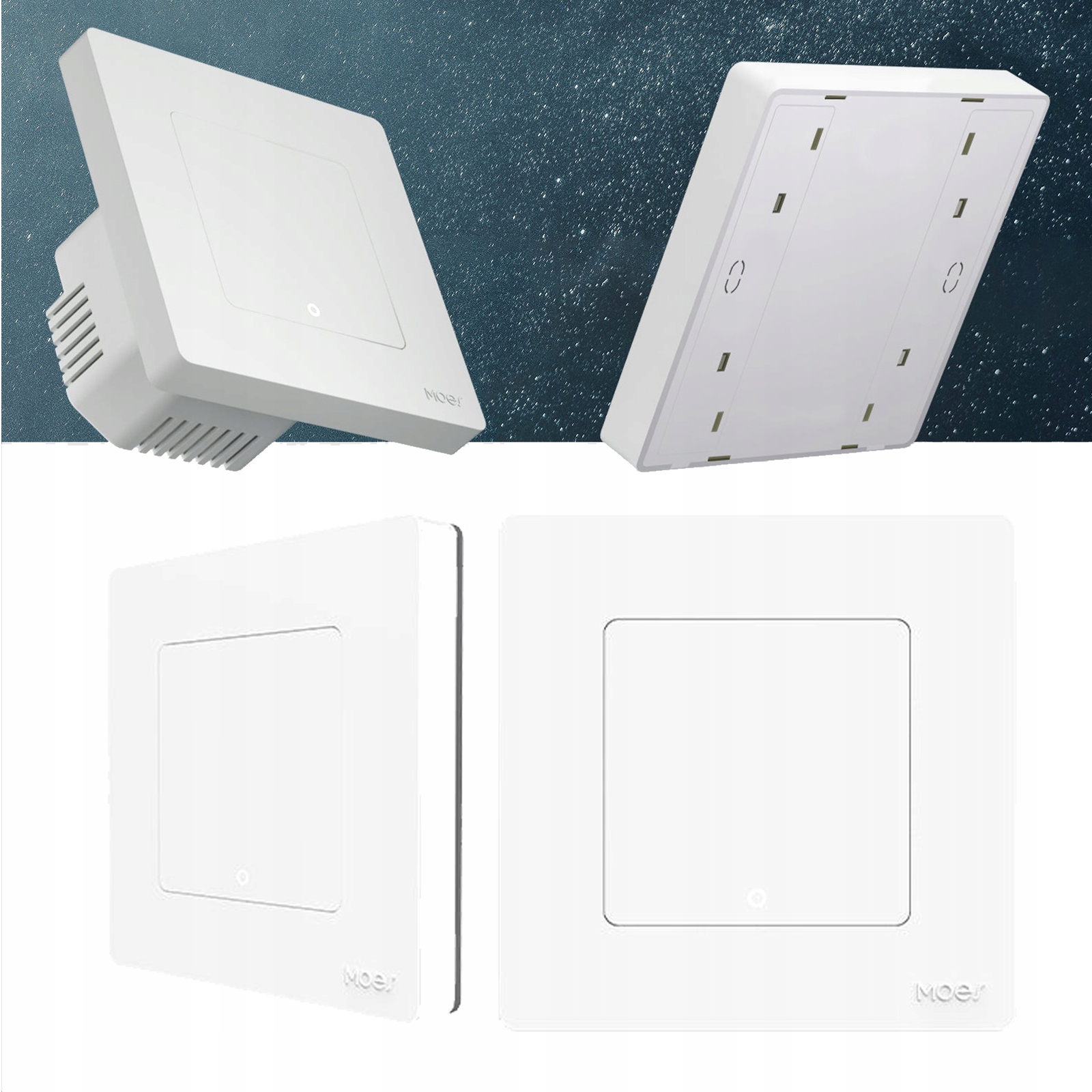 Vypínač Tlačítko Zigbee přepínač scény 1 gang