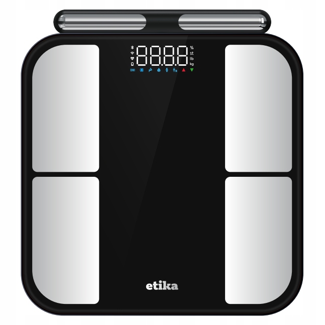 Waga łazienkowa Etika ET16 czarna