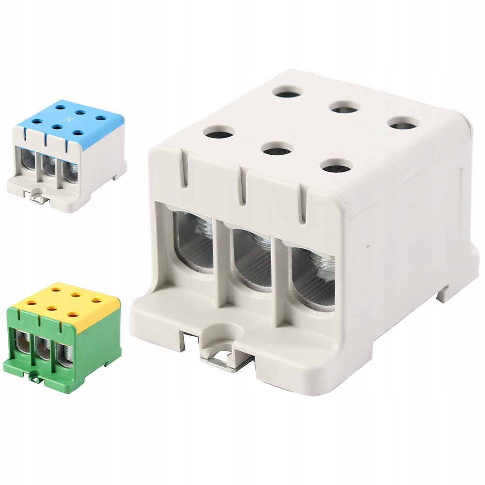 Univerzální kolejnicová spojka Etb 150/1x3 Al/Cu elektrická šroubová 6 otvorů