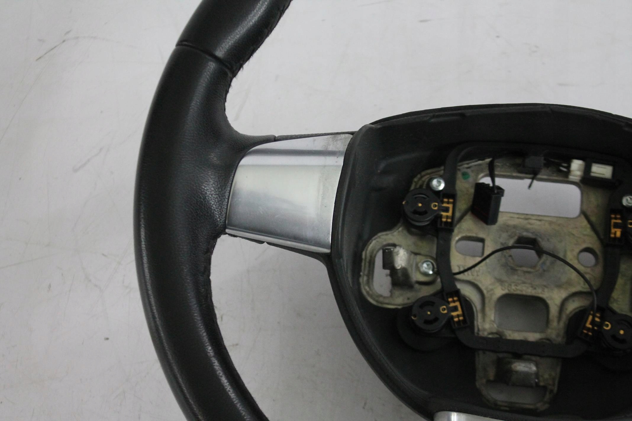 steering wheel, leather black FORD FOCUS MK2 LIFT LADNA