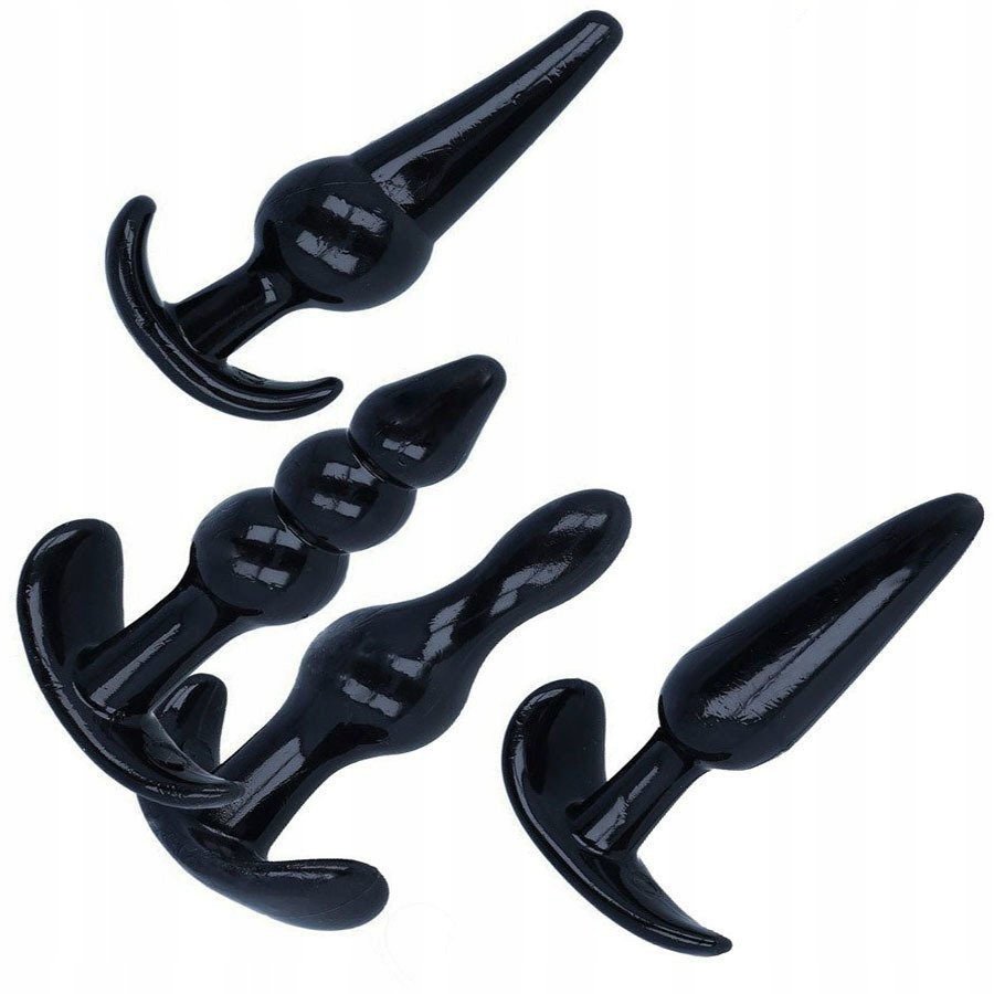 

Zestaw 4 Korków Analnych O Różnych Kształtach