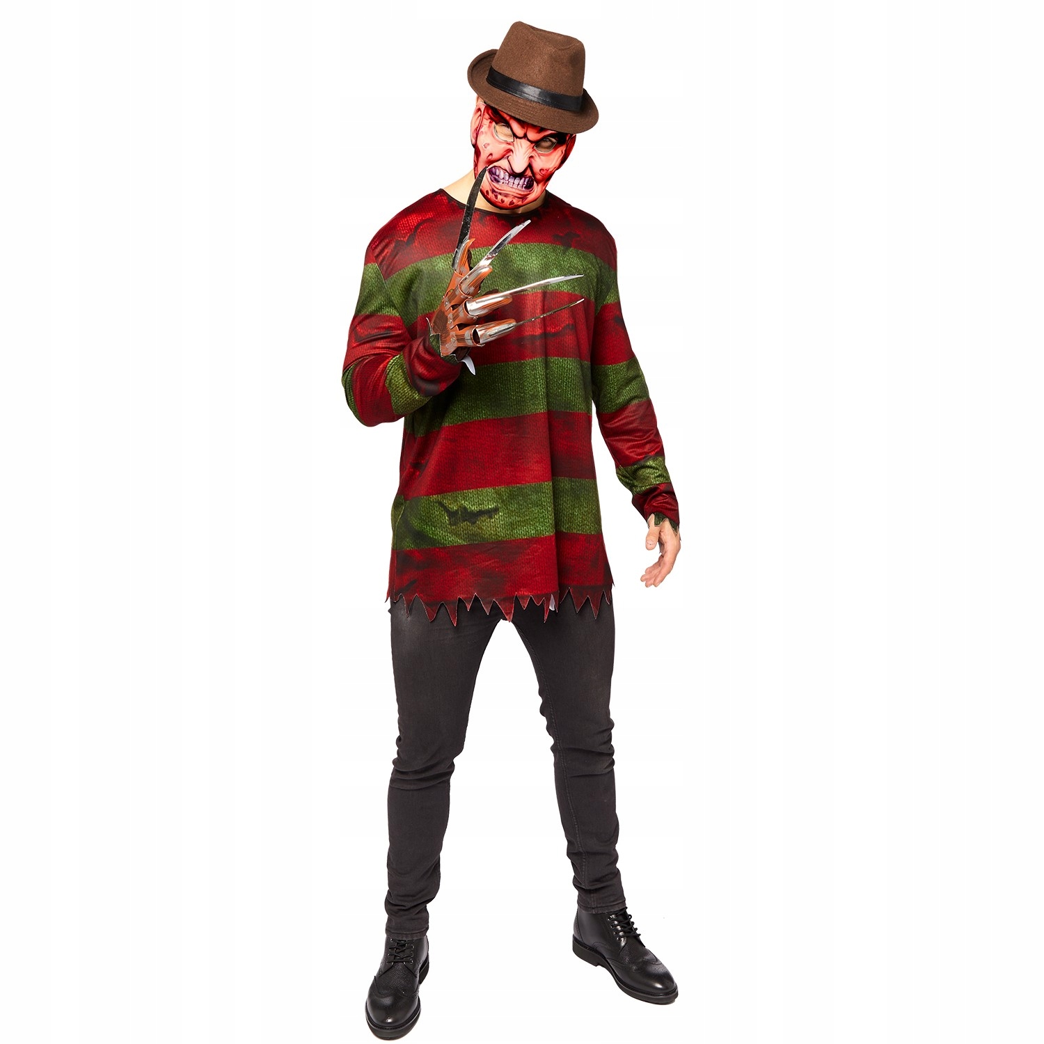 Kostým pro dospělé Freddy Krueger Noční můra Ulice Halloweenských svazků vel M