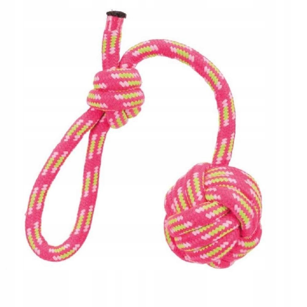 

Trixie sznur dla psa z piłką 37cm (TX-35694) Neon