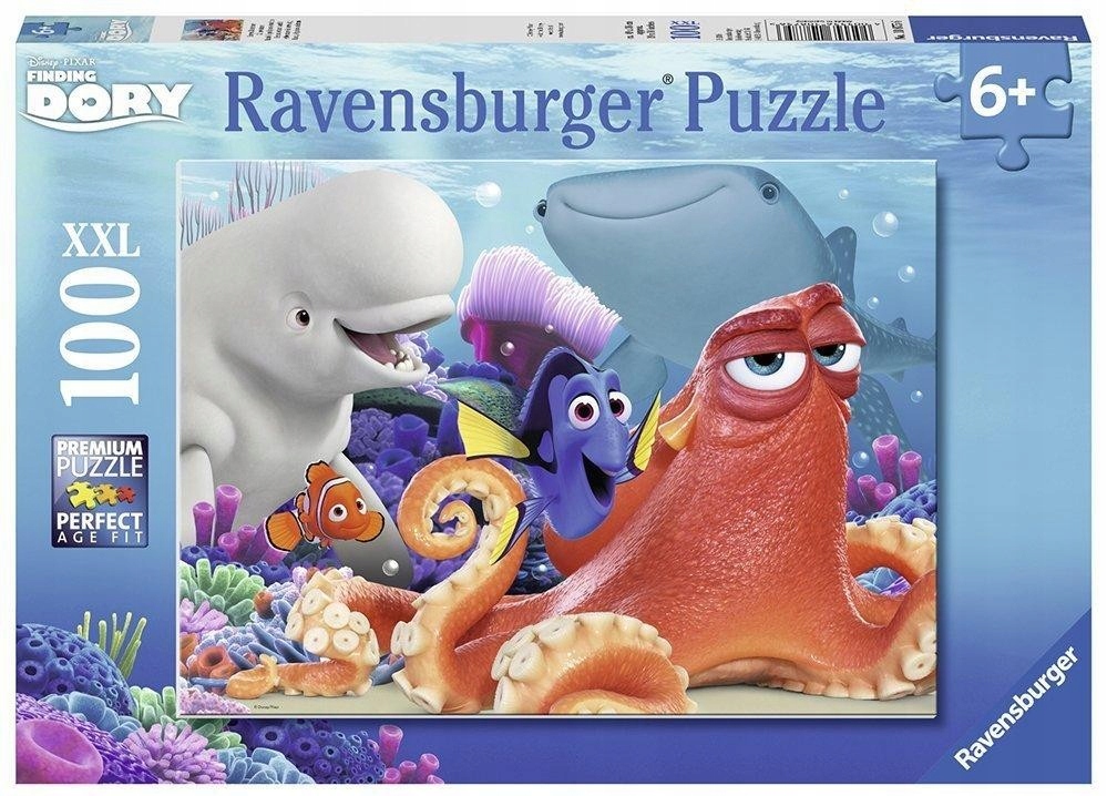 RAVENSBURGER PUZZLE 100EL XXL GDZIE JEST DORY 13182426097 Allegro.pl