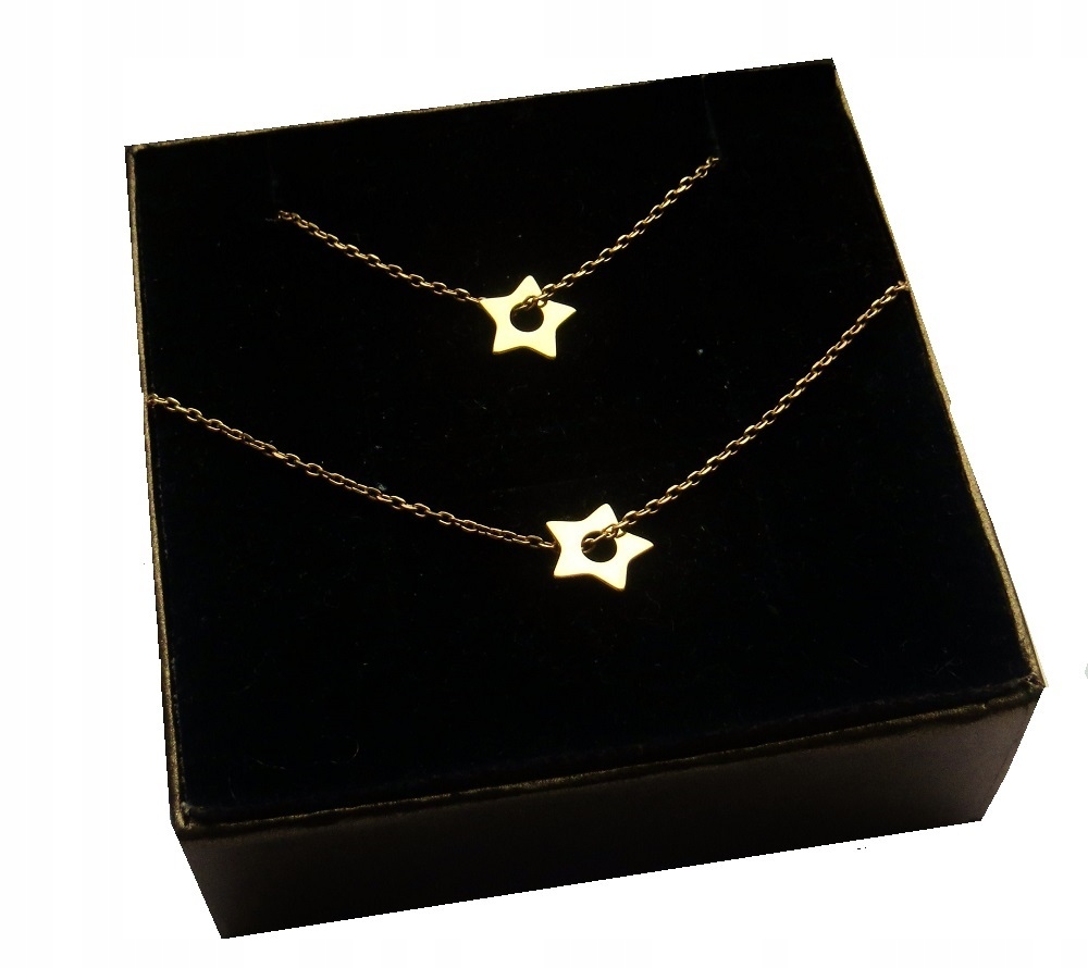 

Naszyjnik i bransoletka Celebrytka Gwiazdka srebro