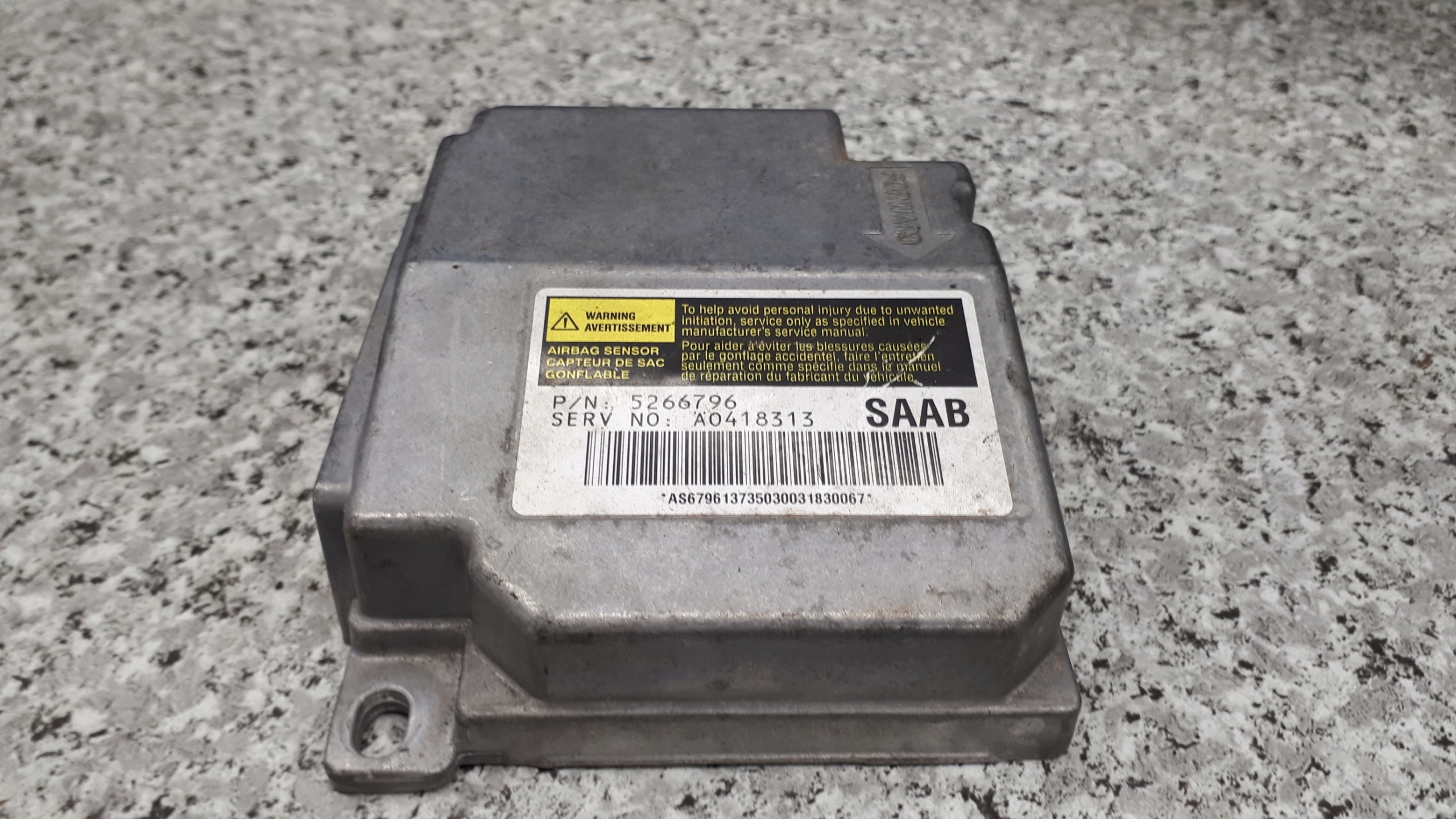 5266796 sensor airbag SAAB 9-5