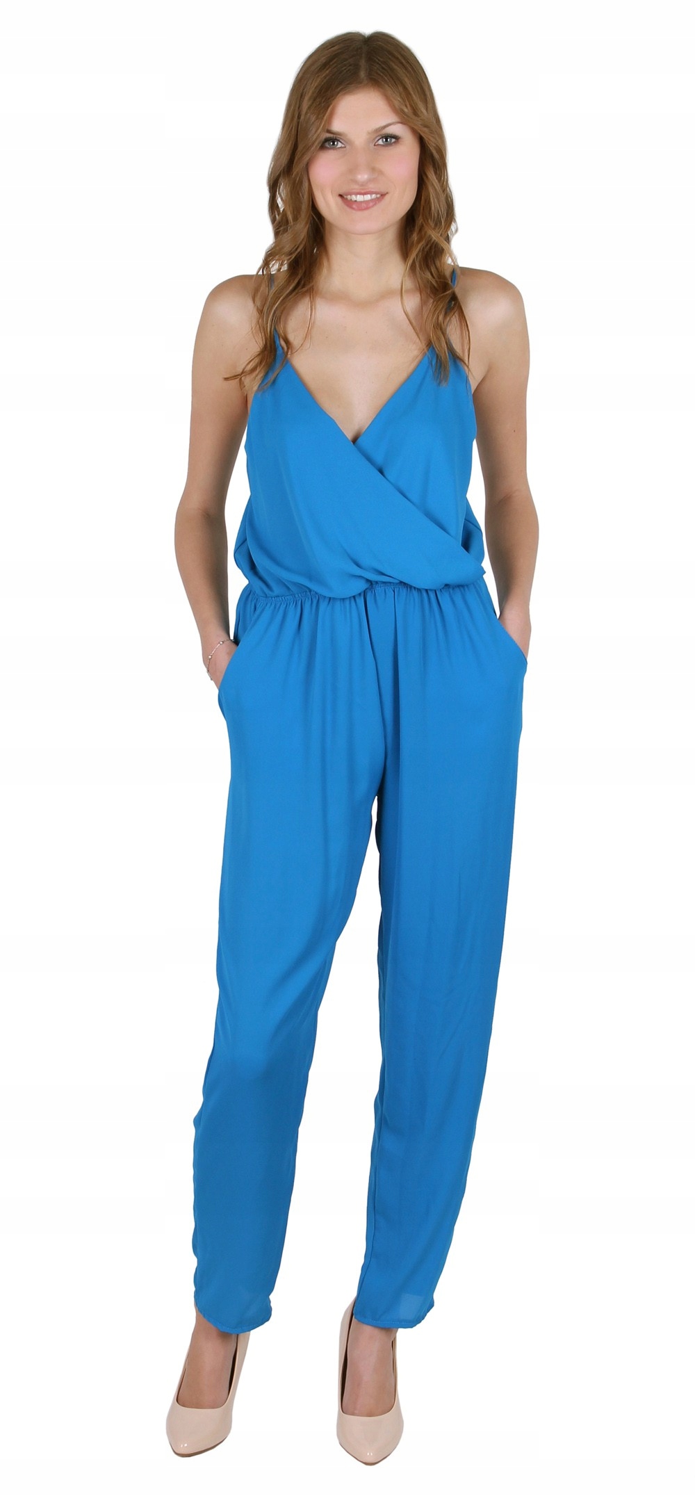 

John Zack niebieski kombinezon spodnium overall M