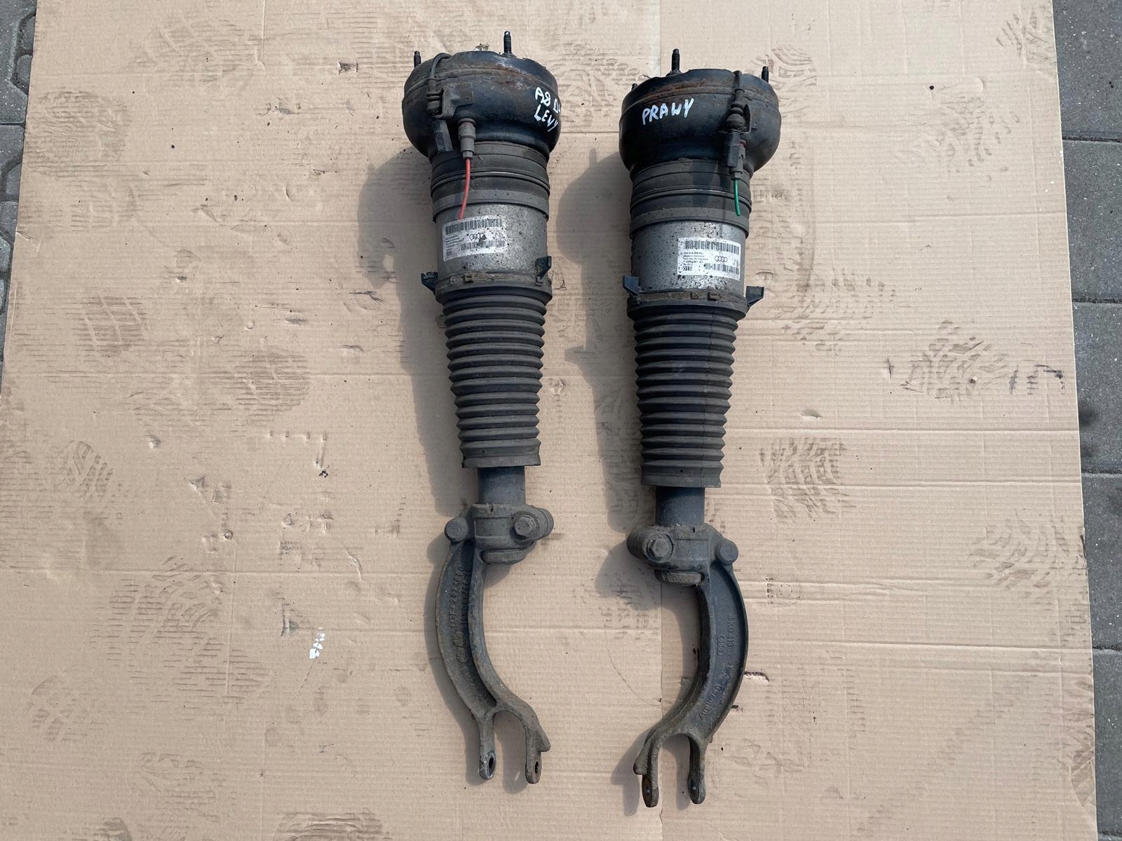 AUDI A8 D4 3.0 TDI АМОРТИЗАТОР ЛЕВЫЙ ПРАВЫЙ PRZODh0616039ad