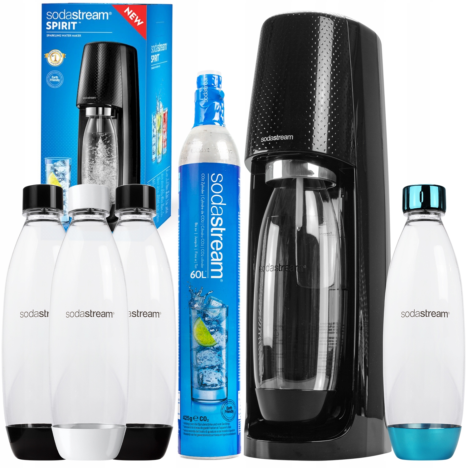 

Sodastream Spirit Saturator Wody Syfon Dodatki