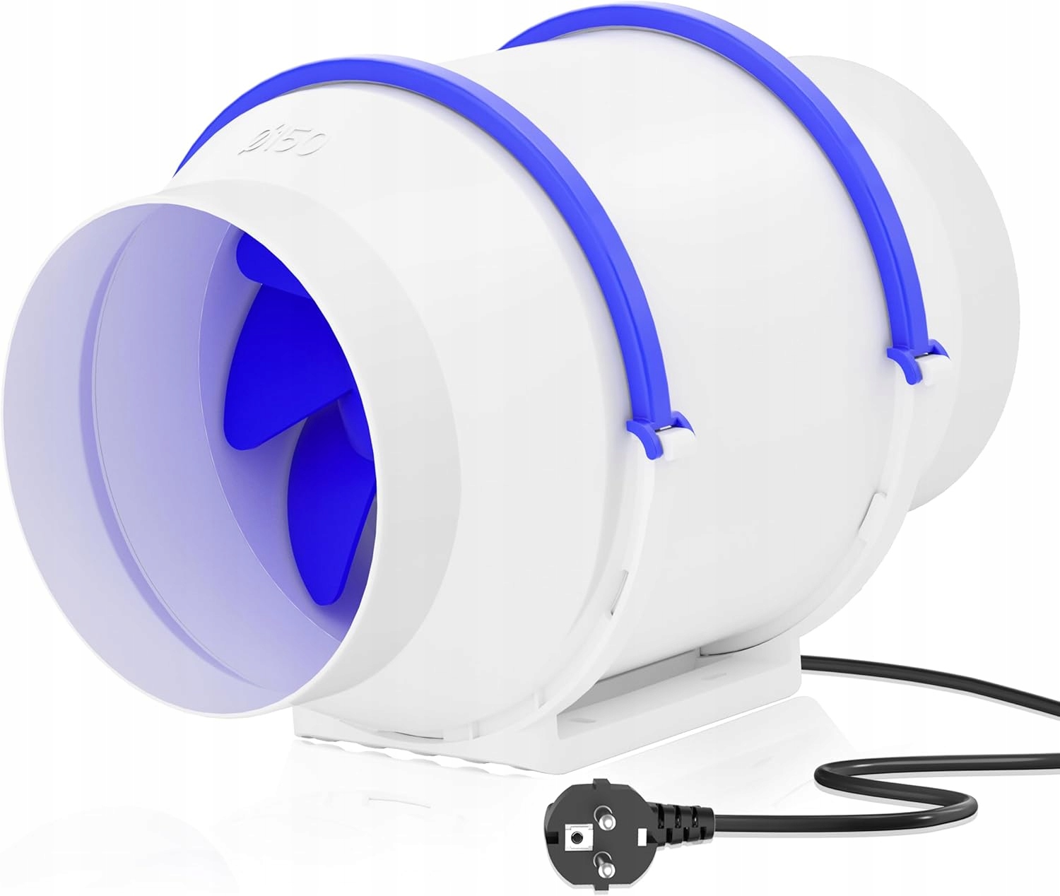 Kanálový ventilátor Hon&Guan 150 mm, odtahová ventilace do koupelny