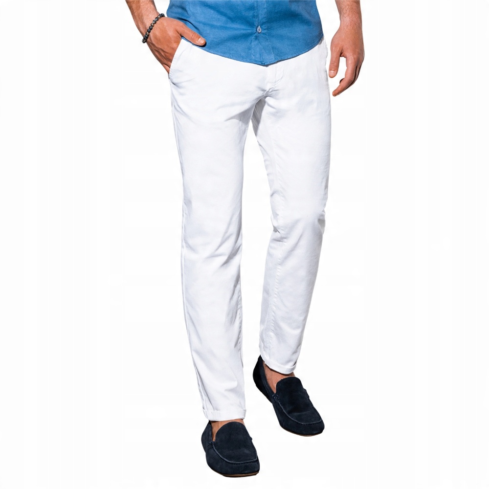 

Spodnie męskie chino casual P894 białe L
