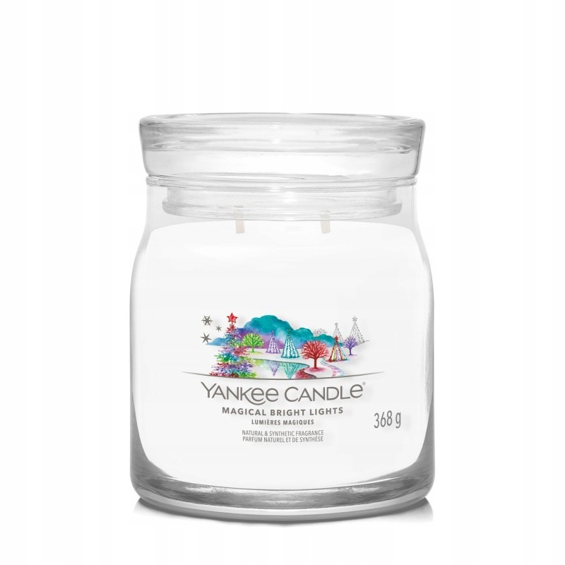 Magical Bright Lights Yankee Candle střední vonná svíčka s dvěma knoty