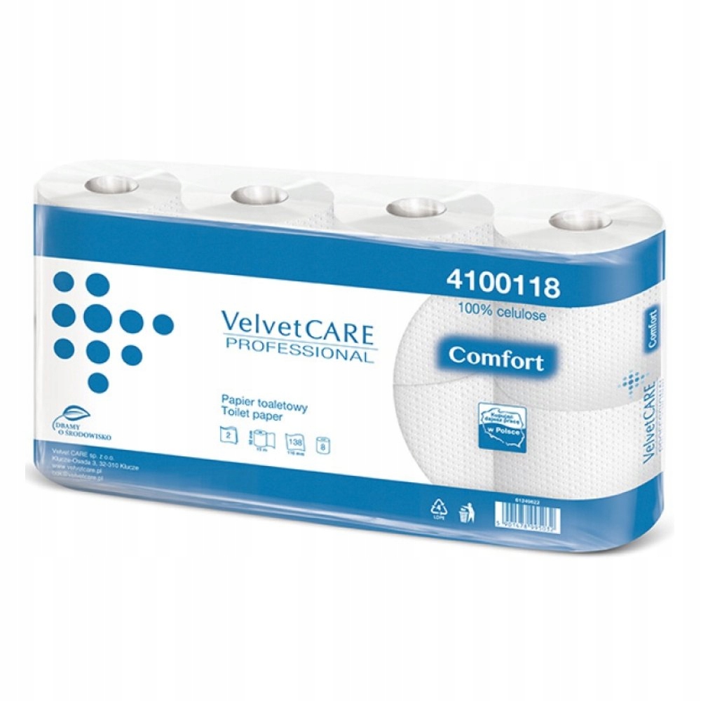 

Papier Toaletowy Velvet Care Bezzapachowy 8szt