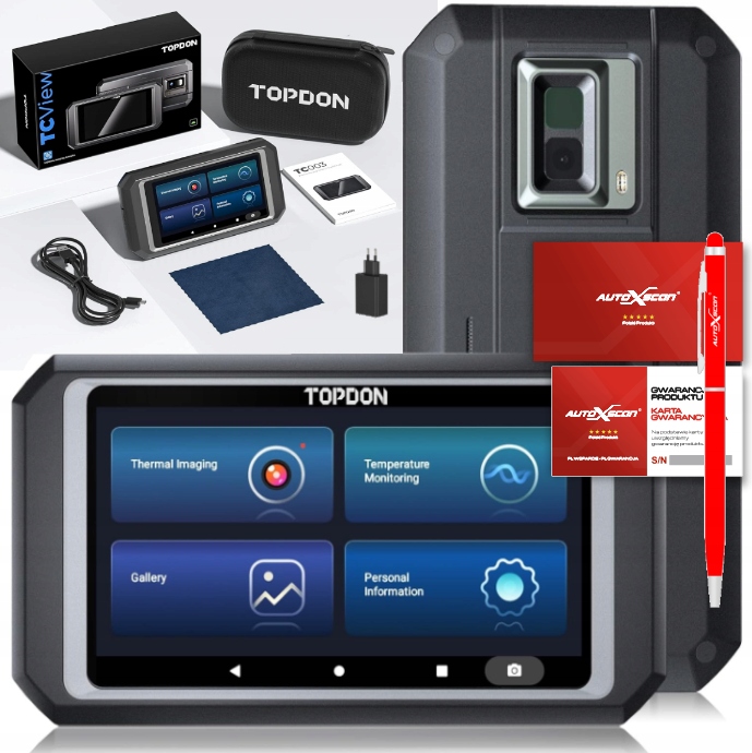 KAMERA TERMOWIZYJNA TOPDON TC003 TABLET ANDROID 11 USB C 5000mAh