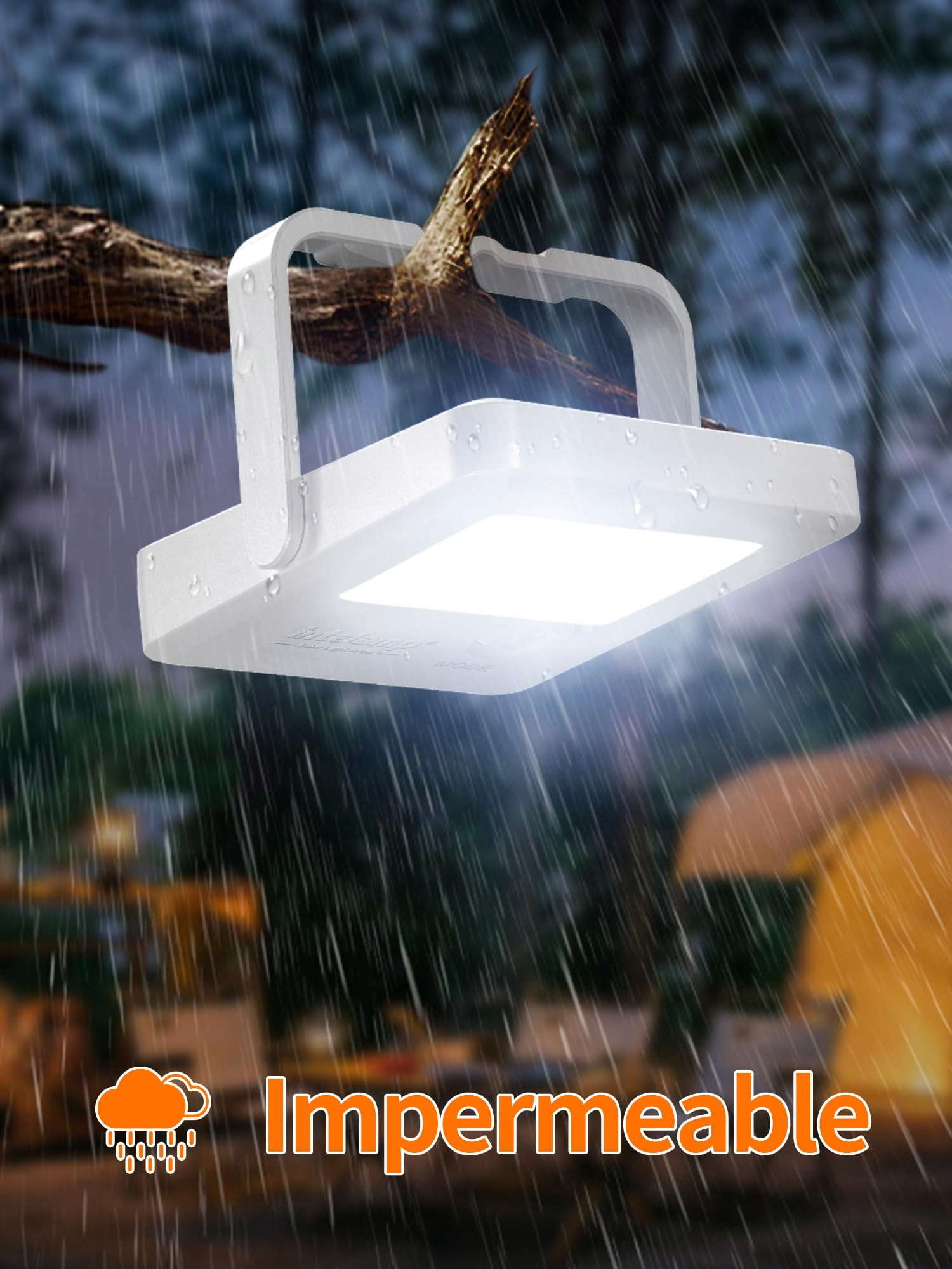 INTELAMP Lampy Solarne Zewnętrzne Przenośne Jasne Do Kempingu Ogrodu — miniatura 4