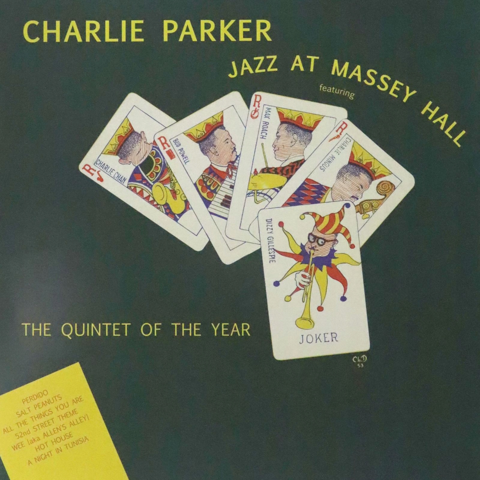 Charlie Parker: Jazz At Massey Hall Limited Edit