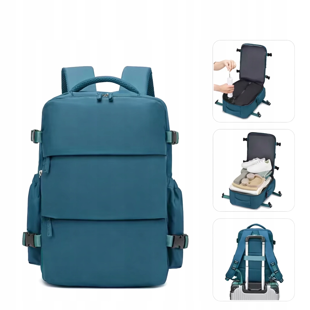 Plecak Bagaż Podręczny Kompresyjny Próżniowy Samolot 40x30x20 Pompka