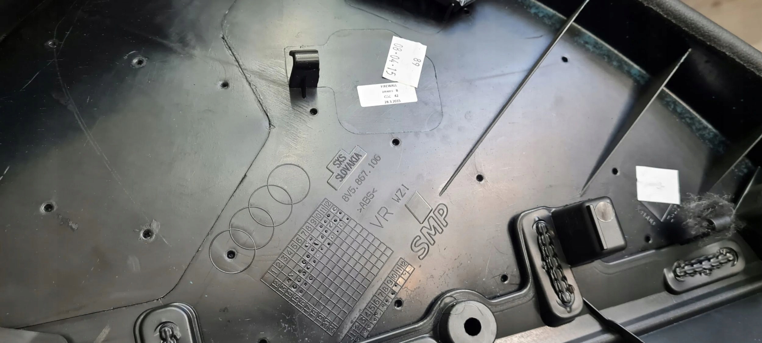 S3 8V sedan A3 side door right front leather 8V5867106