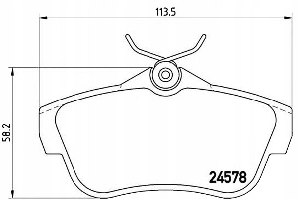 Brembo Brzdové Destičky Fiat Scudo 07- Zadní Asistent řidiče #28