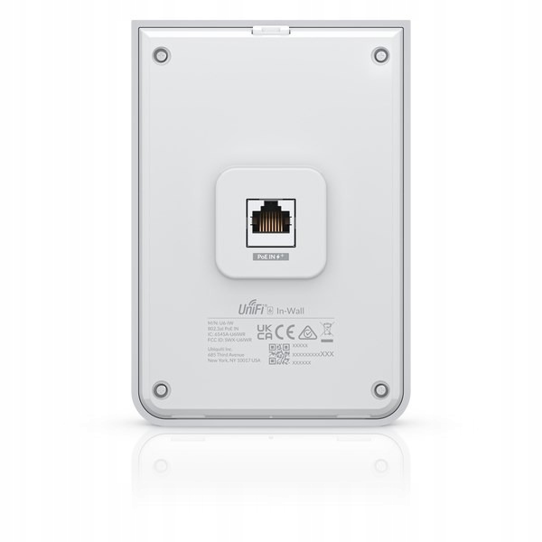 UBIQUITI UniFi U6 Access Point, In-Wall, Wi-Fi 6 AX5400 5x GE — 9