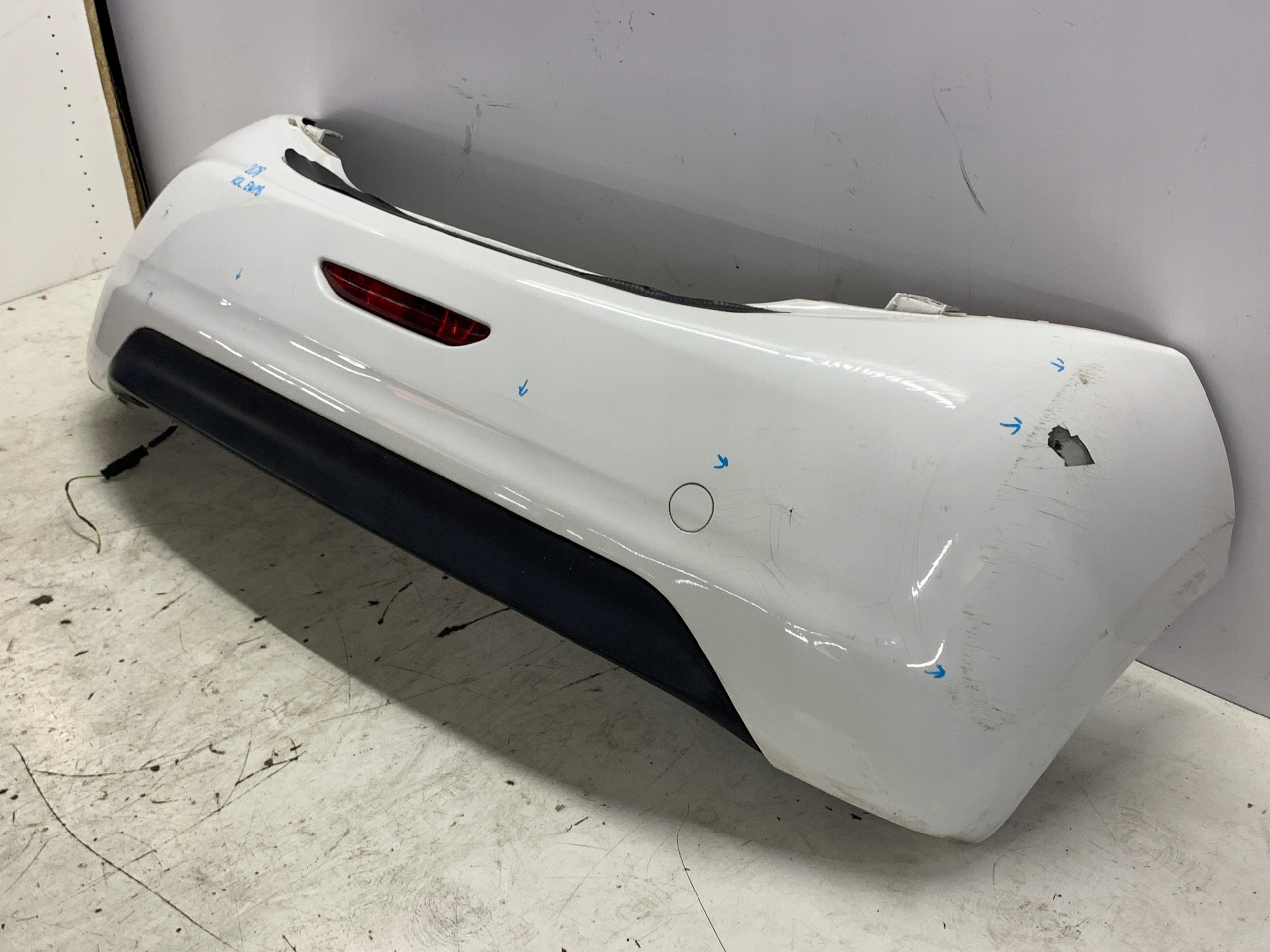 bumper rear part rear PEUGEOT 208 and 2012 (2012-2019) EWPB