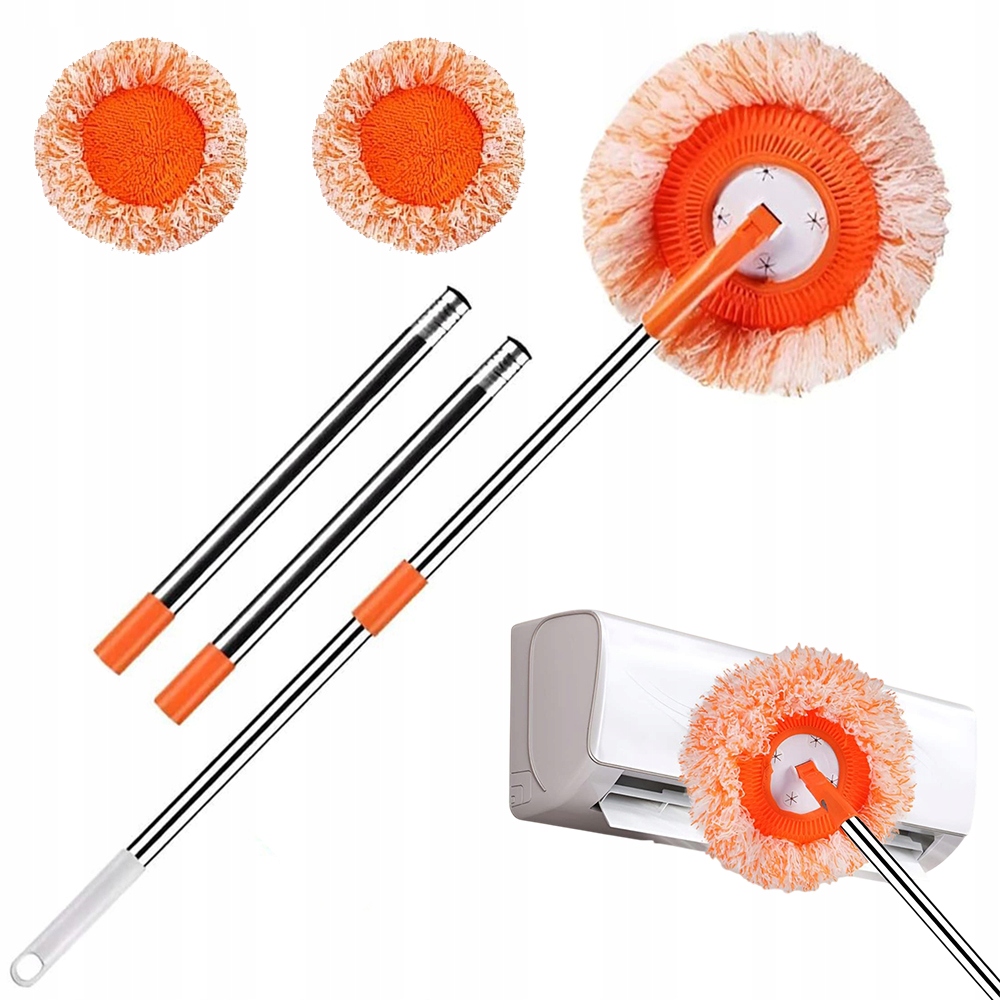 Levně Rotační Mop 360 Stupňů Pro Úklid Nástěnných Mopů, Nastavitelný