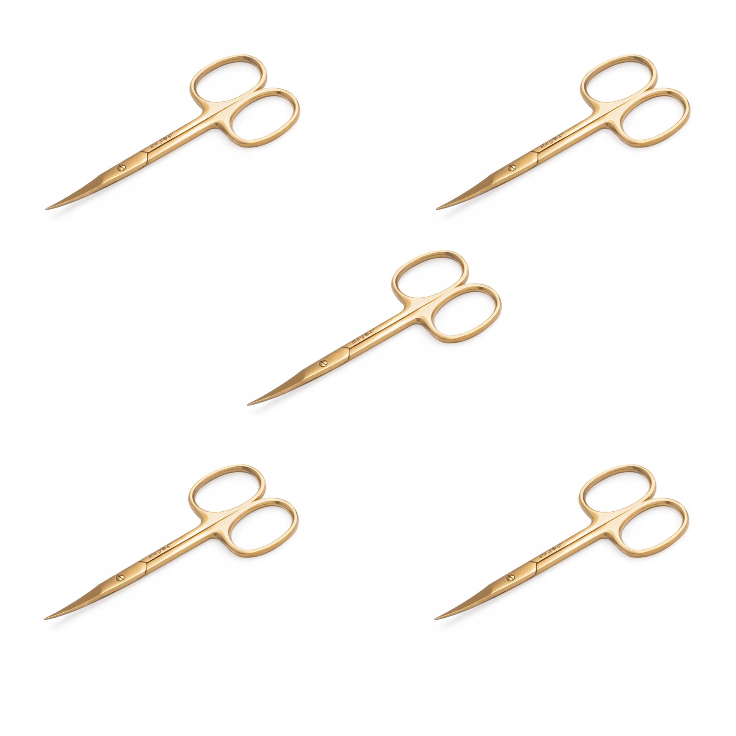 Nůžky na kůžičku a nehty zahnuté 2103 Sada 5 ks Aba Group