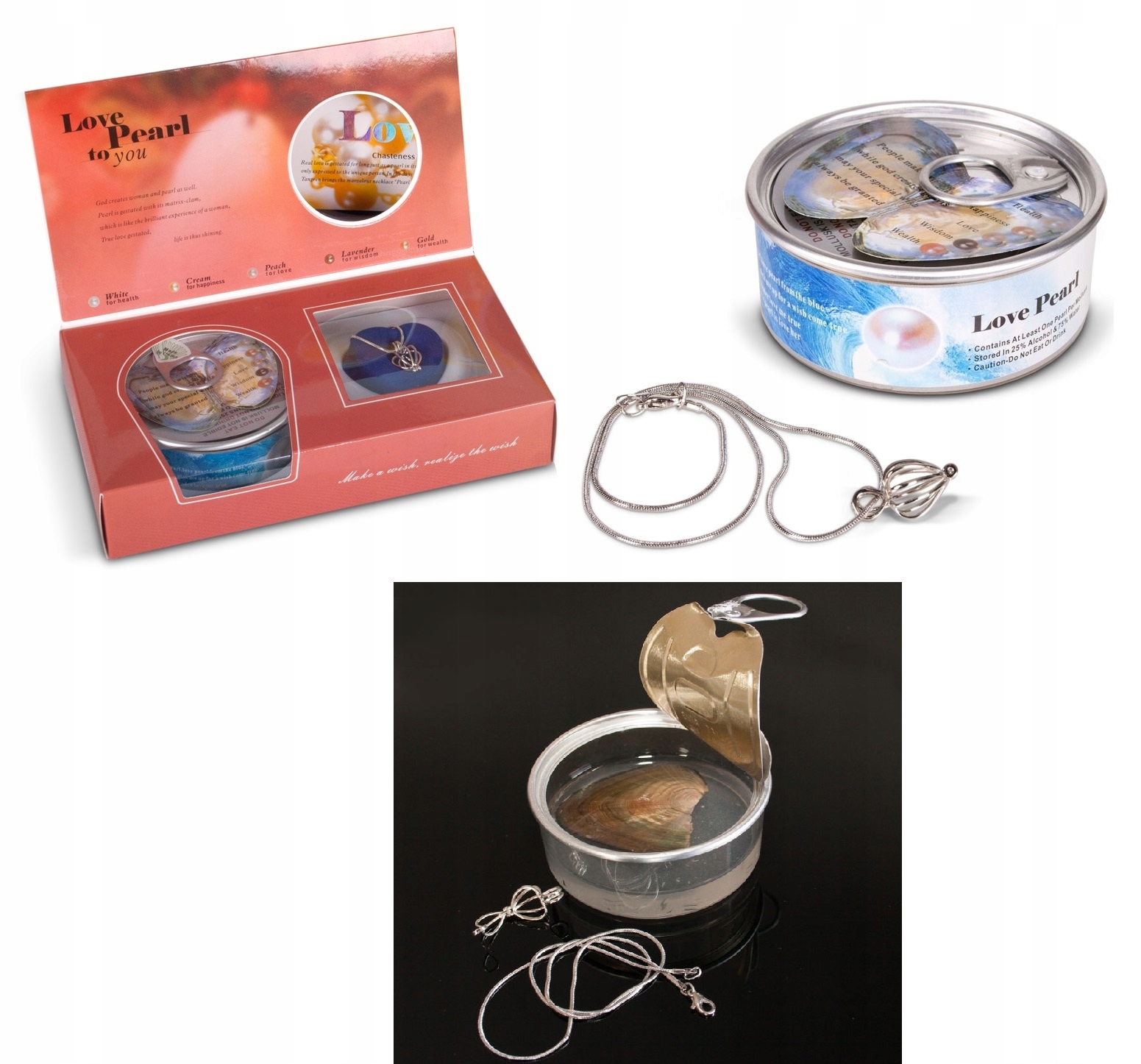 Perła SZCZĘŚCIA i MIŁOŚCI TALIZMAN DZIEŃ KOBIET WALENTYNKI