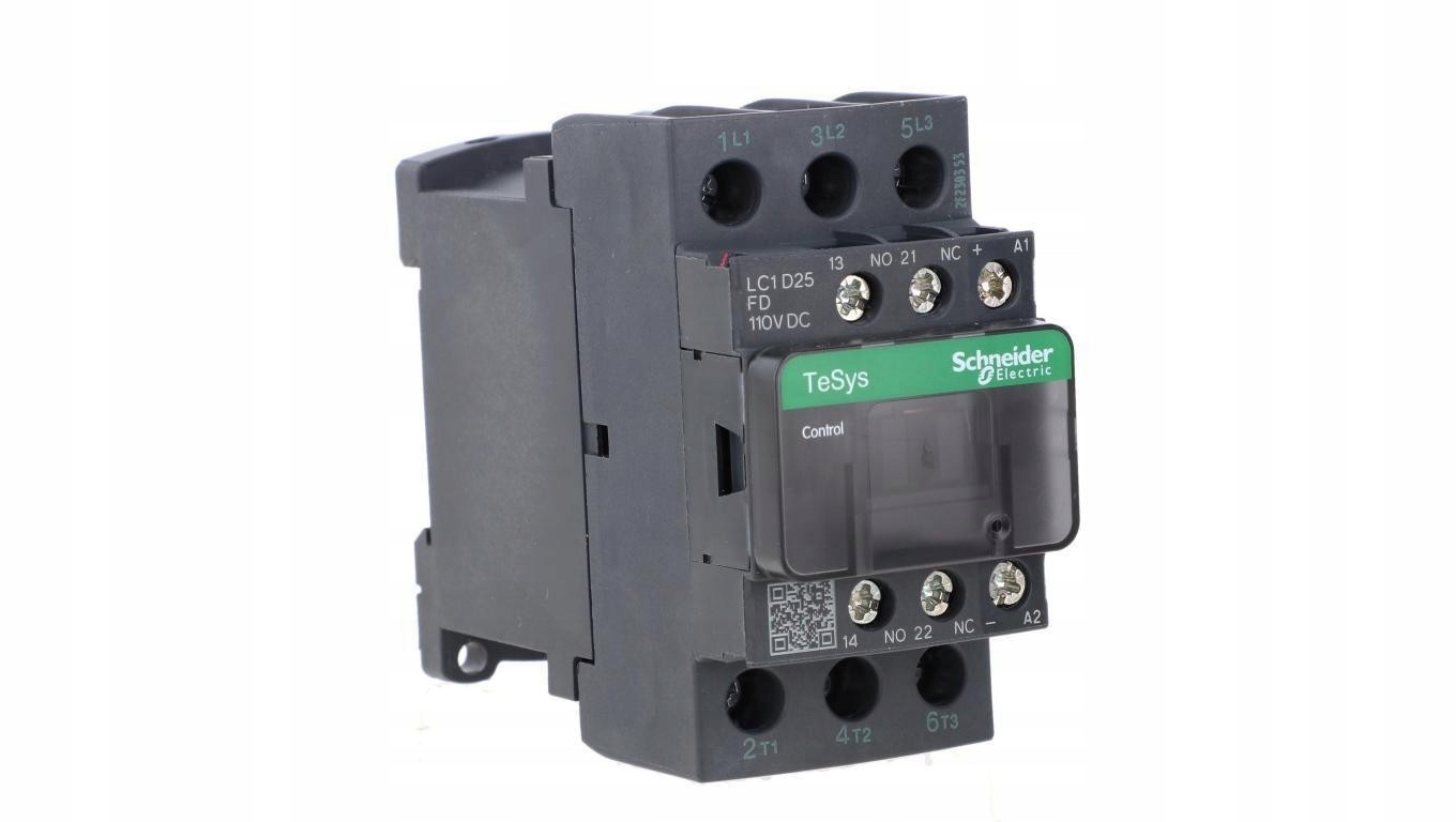 Stycznik Schneider TeSys Deca 25A 3P 110V DC LC1D25FD LC1D25FD