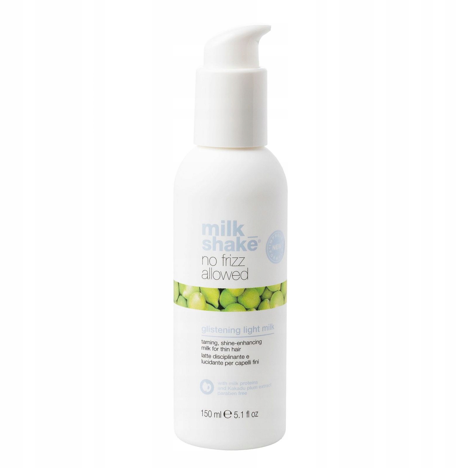 Milk Shake No Frizz Allowed Glistening Light Milk 150 ML Lesk pro vlasy proti krepatění 150 ml