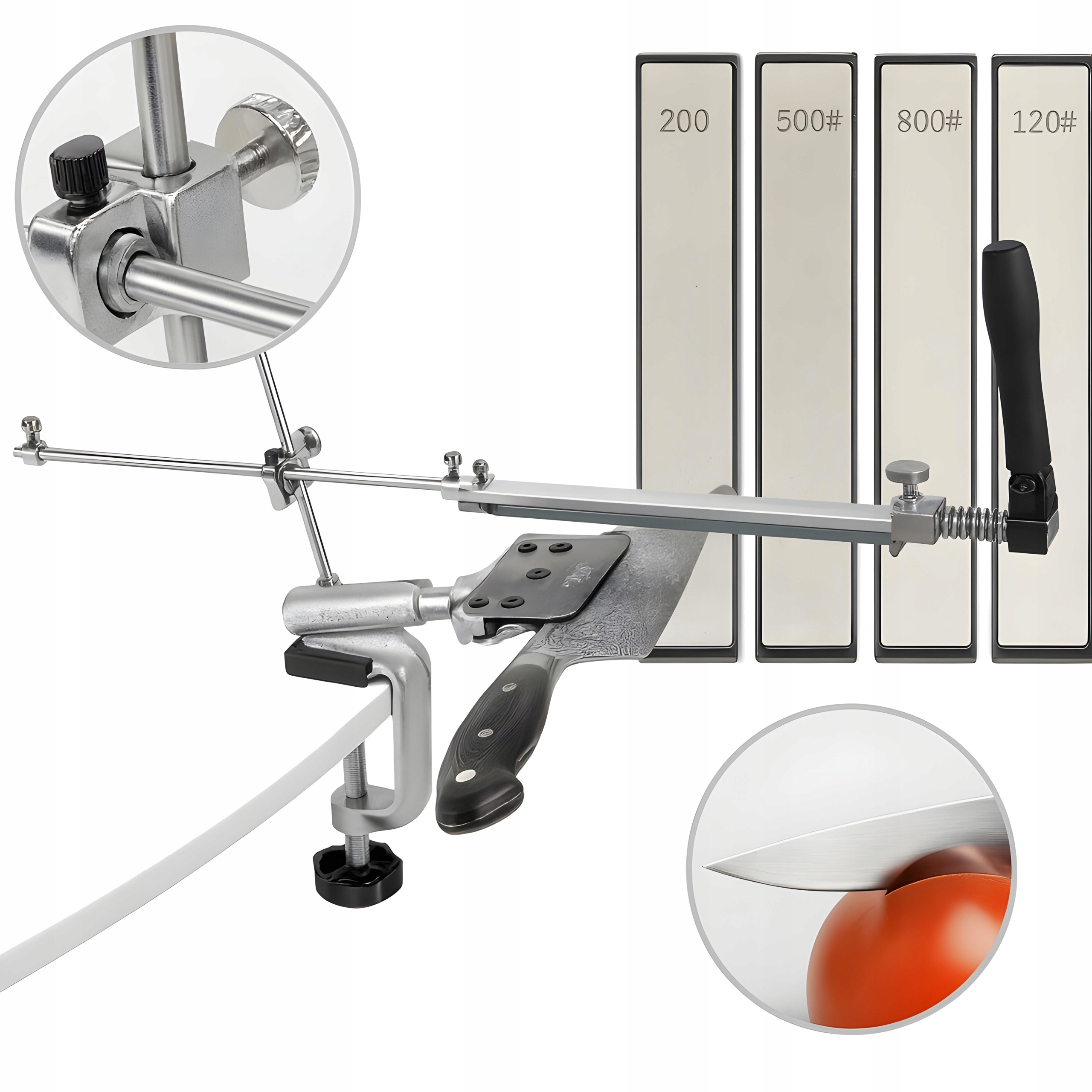 Diamantový systém brousek na nože Ruixin Kameny Nastavení úhlu 200-1200