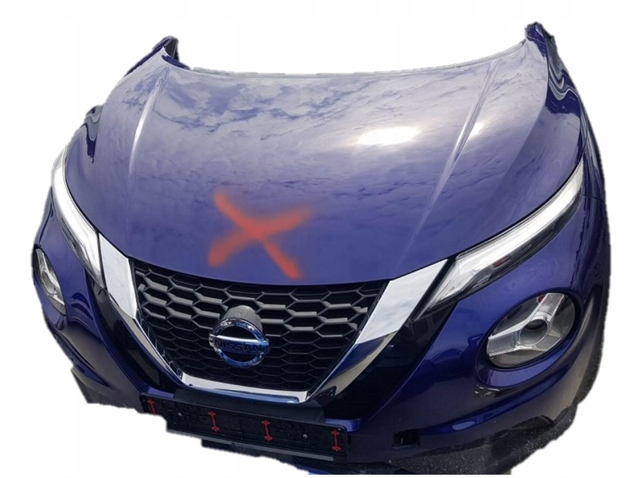 JUKE II F16 MASKA ZDERZAK BŁOTNIK LAMPA LED CHŁODNICE WZMOCNIENIE PAS PRZÓD