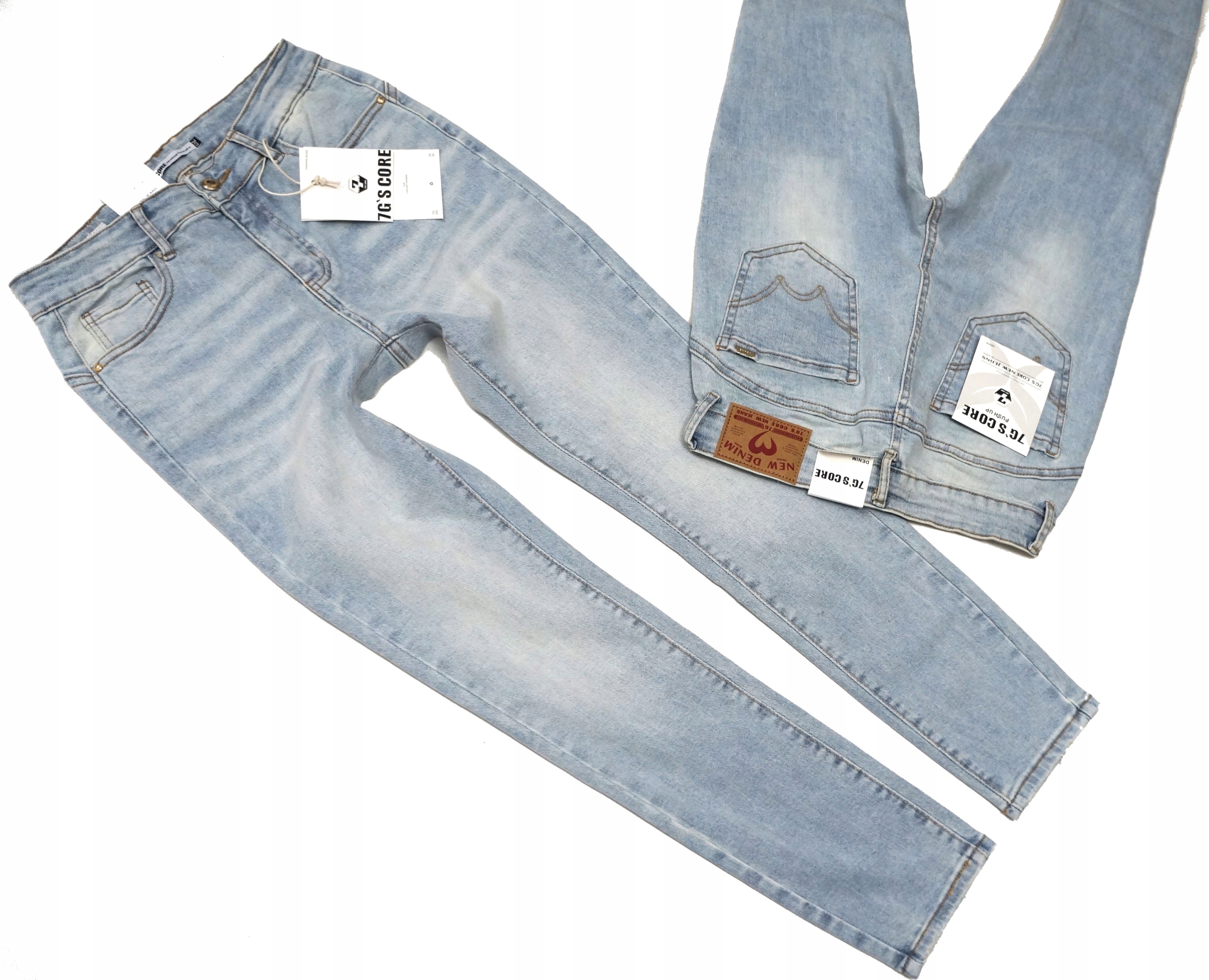 M.sara Life's Vintage Spodnie Jeansowe Rurki Push Up Kolekcja Premium 40 L