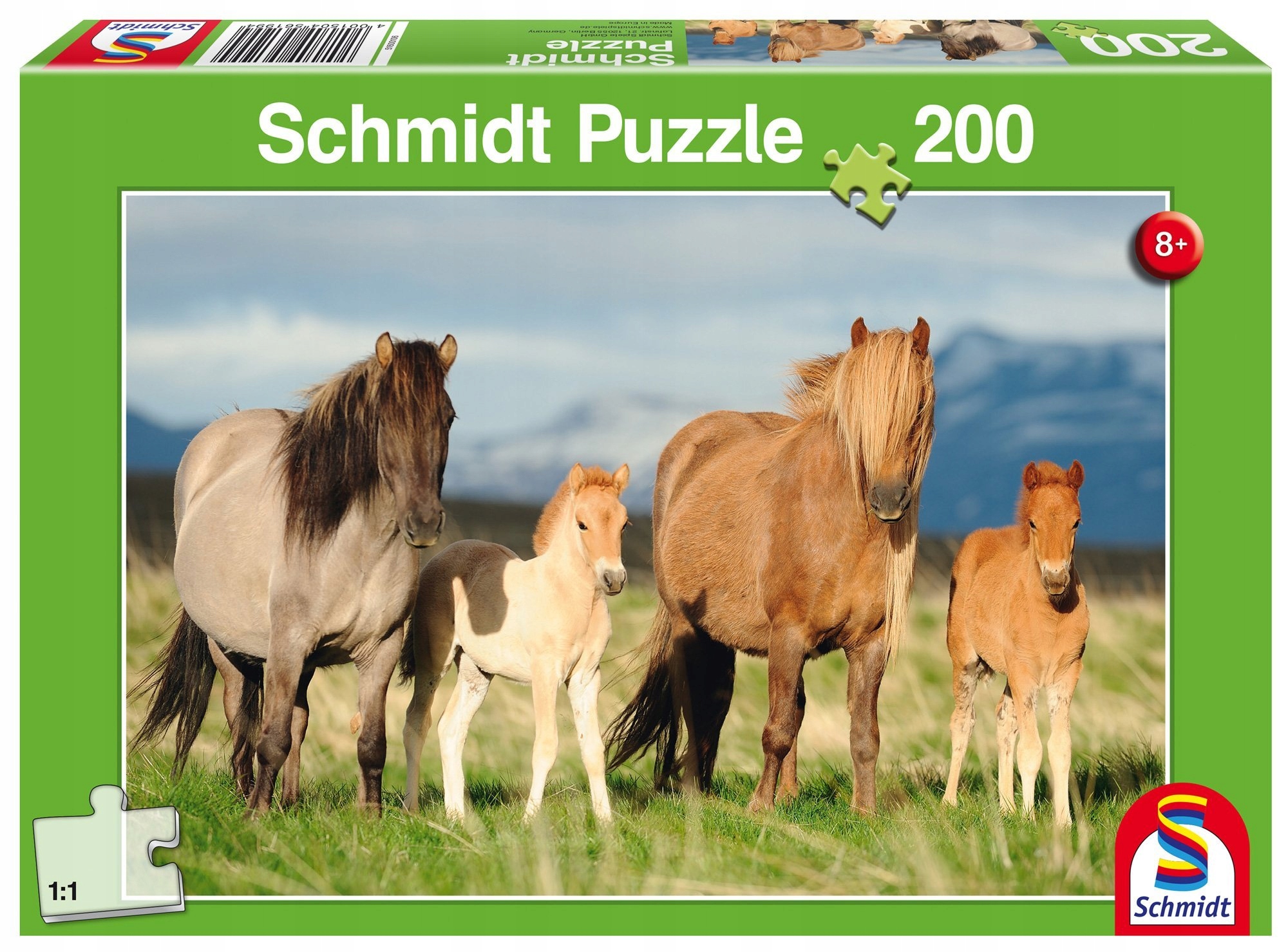 

Schmidt Puzzle 200 el Konie rodzinne zdjęcie