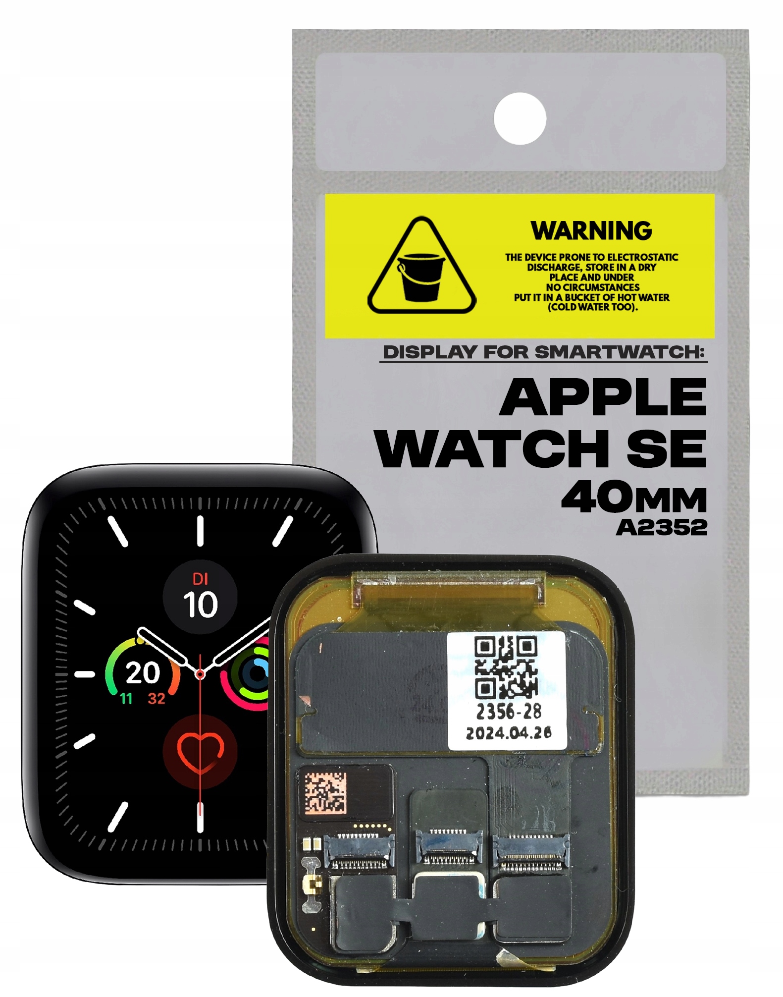 Originálny displej pre inteligentné hodinky Apple Watch Se 40mm A2351 Oem Oled