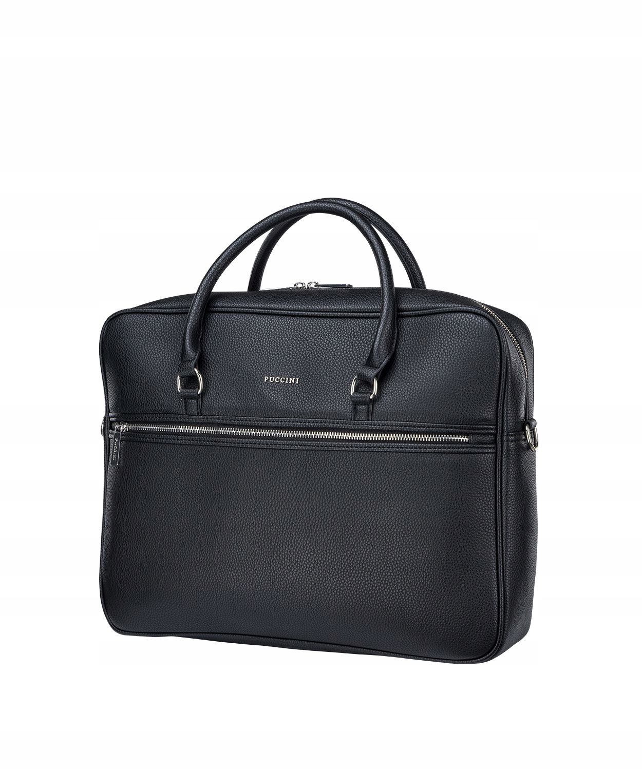 Taška Na Notebook Pánská Aktovka do práce 15'' Puccini Černá BLXP0033 1