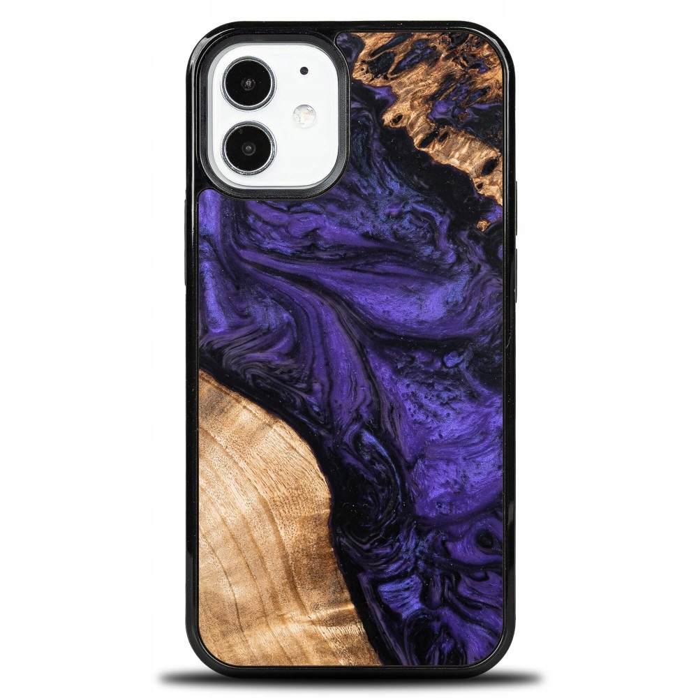 Pouzdro Bewood Unique pro iPhone 12 Mini fialový
