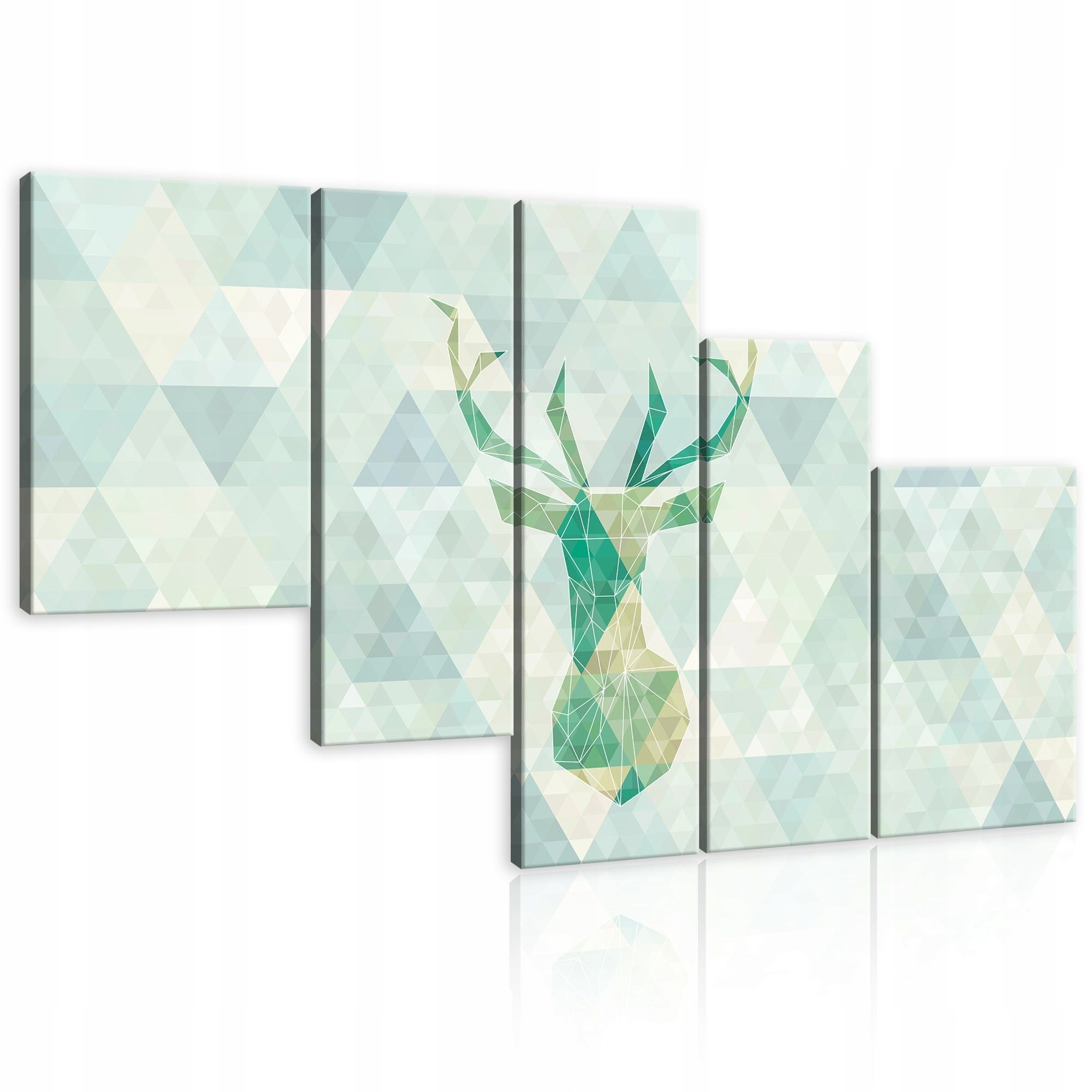 Obraz 170x100 modulární jelen abstrakce moderní dekor minimalismus