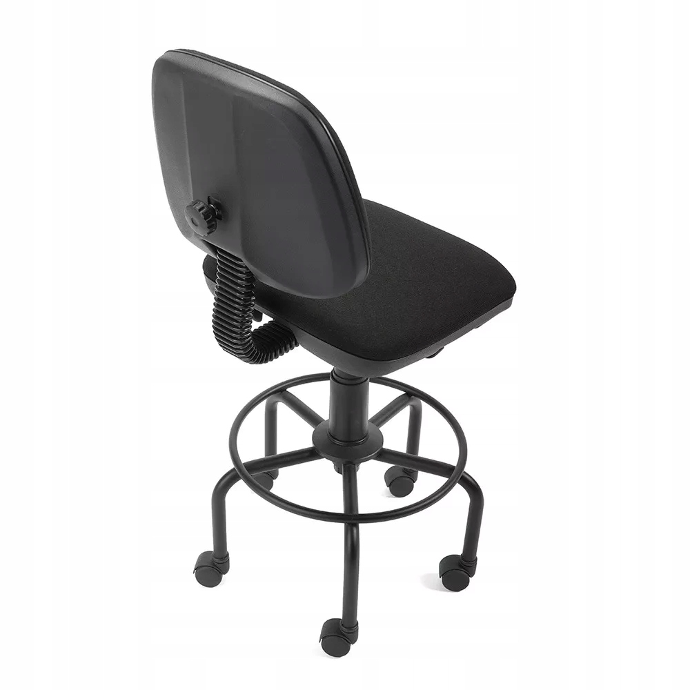 Barová stolička Rocada 980, čierna, výškovo nastaviteľná, na kolieskach,…