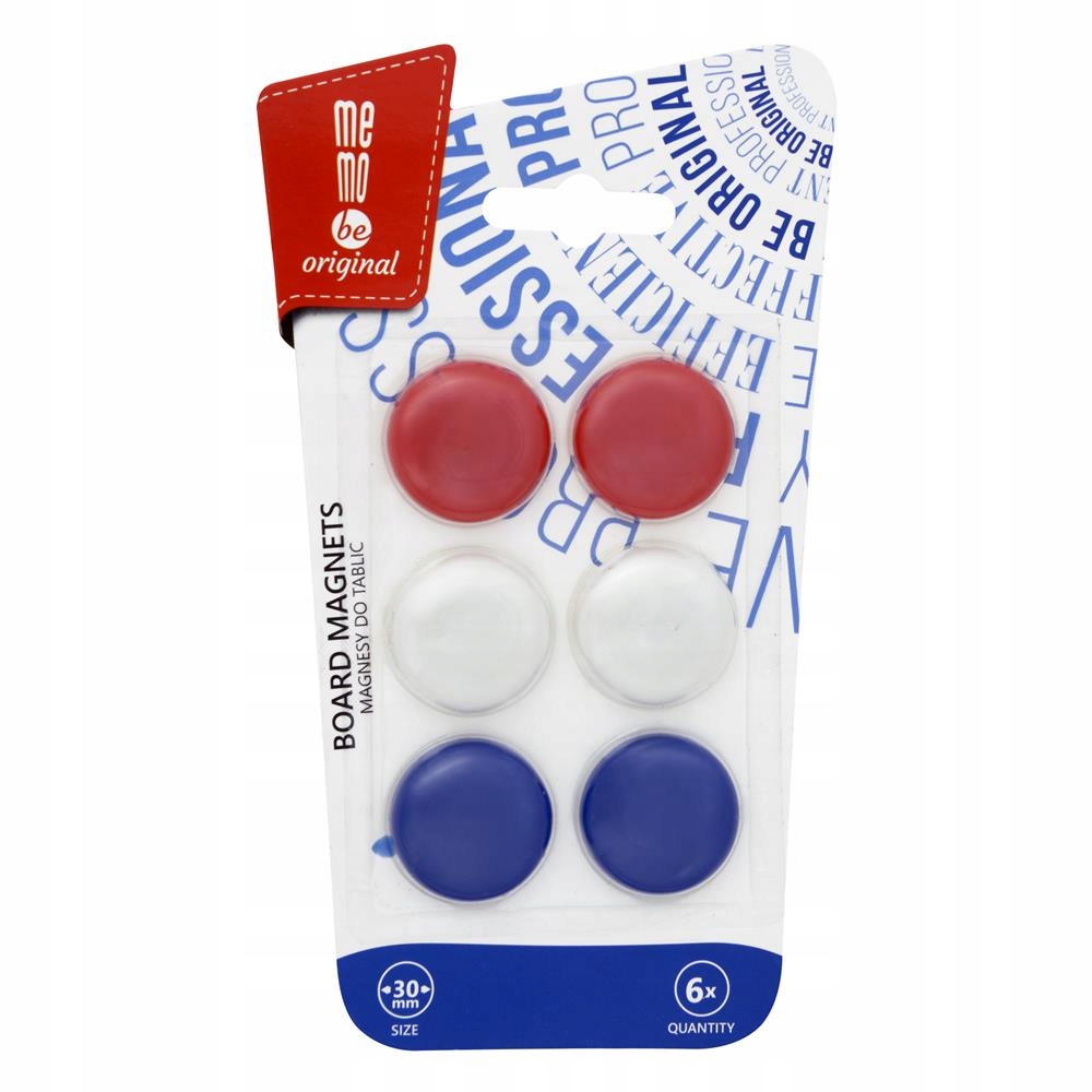 

Kolorowe Magnesy do tablic Memobe, f30 mm