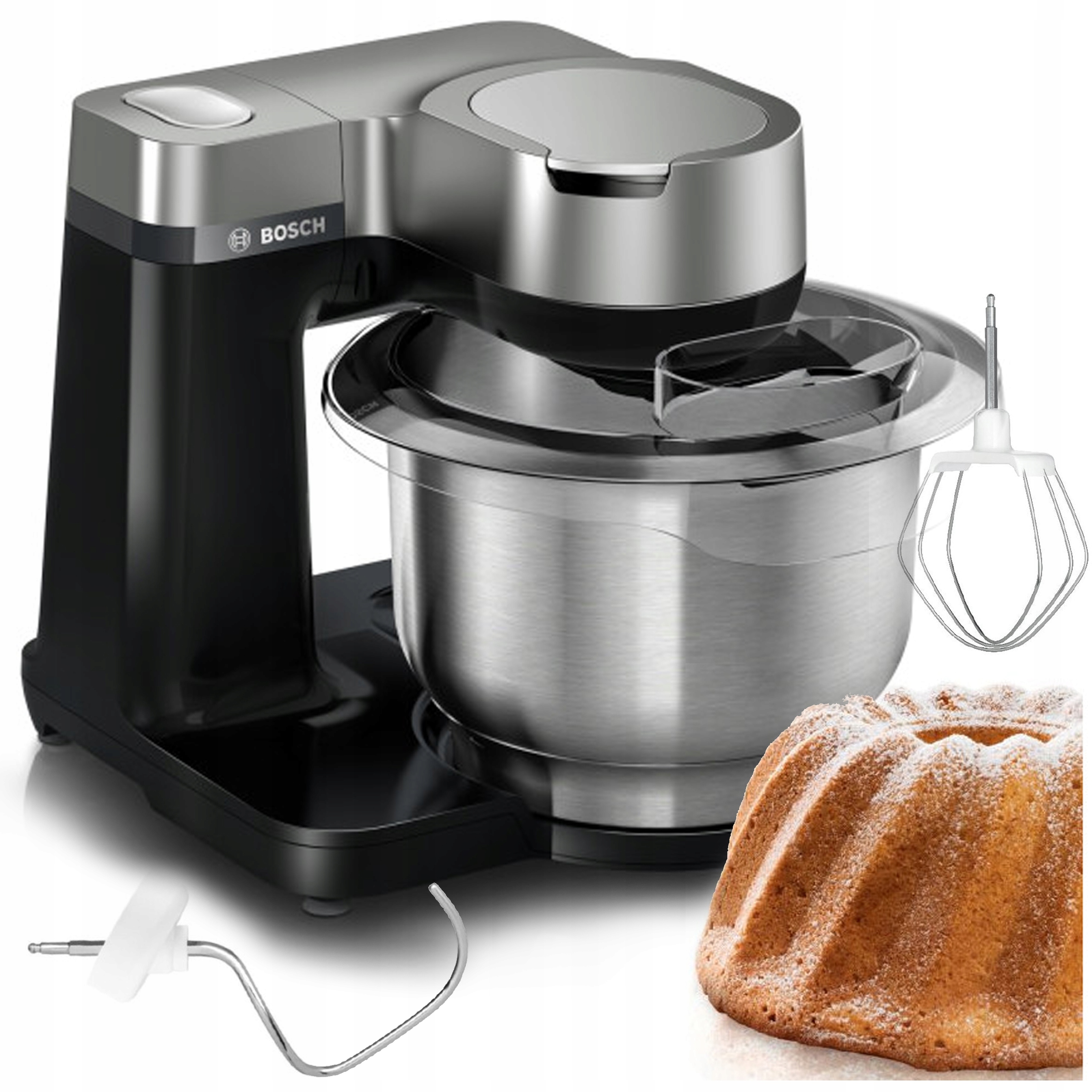 Robot kuchenny Bosch MUMS2VM00 Mum Serie 2 Planetarny 3D +3 mieszadła 3.8 l